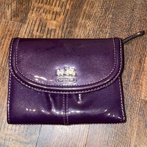 Purple coach wallet